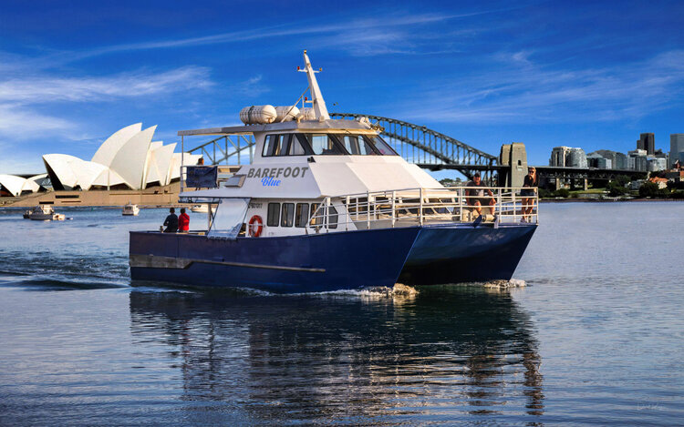 Barefoot Blue Boat Sydney 1