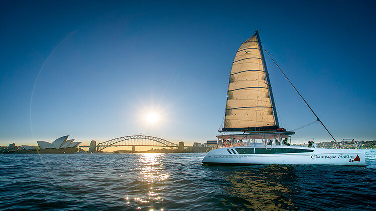 Champagne Sailing Catamaran Sydney 6