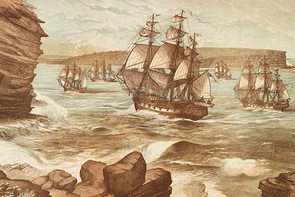 First Fleet Sydney Harbour