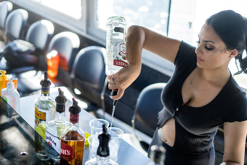 Purple Party Boat Melbourne 16