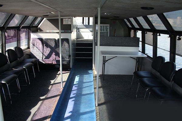 Purple Party Boat Melbourne 5