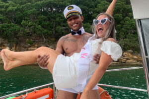 Topless Waiter - Easy Boat Hire